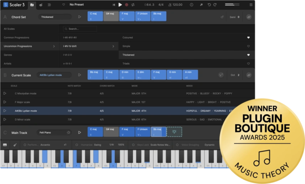 Scaler 3 – Music Theory Tools